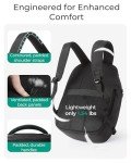 BAGSMART Travel Backpack Carry on Flight Approved, 30L Lightweight Backpack Fits 17.3 Inch Laptop for Men Women, Water Resistant Personal Item Travel Bag with USB Charging Port, Camel
