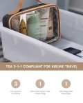 LOVEVOOK 40L Travel Backpack for Women, TSA Approved Carry On Backpack with 3 Packing Cubes, Personal Item Bag Fits 17" Laptop, Water-resistant Travel Carry On Bag for Women