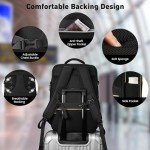 WINDARS Travel Backpack for Women, Flight Approved Carry On Backpack for Airplanes, Large 40L Suitcase Backpacks Lightweight Luggage Bags Fit 17 Inch Laptop, Black