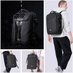 TANGCORLE Travel Carry on Backpack 50L Expandable Flight Approved Backpacks 17.3 inch Laptop and USB Charging Port bags Water Resistant Business Back Pack for Women & Men