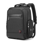 CROSSGEAR Business Laptop Backpack for Men Women, 20L Large Bookbag Travel TSA Approved Carry on Backpack Waterproof Casual Daypack 15.6" Professional Computer Bag with Thicker Compartments, Black