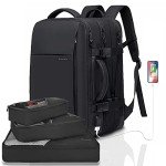 BANGE 45L Travel Backpack, Carry On Backpack Convertible Duffle Bag Fit for 17.3 Inch Laptop for Men and Women