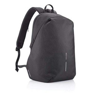 XDDesign Bobby Soft 16 Liter Anti Theft Laptop Backpack with Padded 15.6" Laptop Sleeve,RFID Protected Pocket, Waterproof, USB Charging Port, travel backpack carry on flight approved for men and women