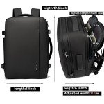 BANGE 45L Men's Expandable Travel Backpack, Men's Laptop Backpack for 17.3Inch Laptop, Carry On Backpack Fits Under Seat Airline Approved, Personal Item Travel Bag for Men…