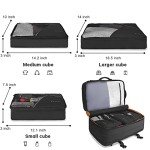 BANGE 45L Travel Backpack, Carry On Backpack Convertible Duffle Bag Fit for 17.3 Inch Laptop for Men and Women