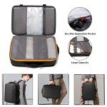 BANGE 45L Men's Expandable Travel Backpack, Men's Laptop Backpack for 17.3Inch Laptop, Carry On Backpack Fits Under Seat Airline Approved, Personal Item Travel Bag for Men…