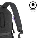 XDDesign Bobby Soft 16 Liter Anti Theft Laptop Backpack with Padded 15.6" Laptop Sleeve,RFID Protected Pocket, Waterproof, USB Charging Port, travel backpack carry on flight approved for men and women