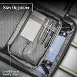 Samsonite Octiv Lightweight Hardshell 3-Piece Luggage Set (20/24/28) - Durable & Impact Resistant, 360° Aero Trac Spinner Wheels, Adjustable Telescopic Handle, Expandable, TSA Approved Lock - Black