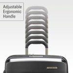 Samsonite Octiv Lightweight Hardshell 3-Piece Luggage Set (20/24/28) - Durable & Impact Resistant, 360° Aero Trac Spinner Wheels, Adjustable Telescopic Handle, Expandable, TSA Approved Lock - Black