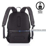 XDDesign Bobby Soft 16 Liter Anti Theft Laptop Backpack with Padded 15.6" Laptop Sleeve,RFID Protected Pocket, Waterproof, USB Charging Port, travel backpack carry on flight approved for men and women
