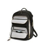 TUMI - Voyageur Montana Backpack - Stylish Travel Backpack for Women - For Business, Work - Fits up to 16" Laptops - Black/Gunmetal