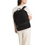 TUMI - Voyageur Montana Backpack - Stylish Travel Backpack for Women - For Business, Work - Fits up to 16" Laptops - Black/Gunmetal