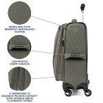 Travelpro Maxlite 5 Softside Expandable Carry on Luggage with 4 Spinner Wheels, Lightweight Suitcase, Men and Women, International, Slate Green, Carry on 19-Inch