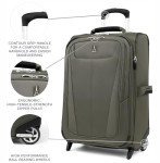 Travelpro Maxlite 5 Softside Expandable Upright 2 Wheel Carry on Luggage, Lightweight Suitcase, Men and Women, Slate Green, Carry On 20-Inch