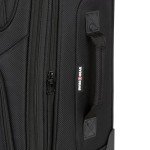 SwissGear Sion Softside Expandable Luggage, Black, Carry-On 21-Inch