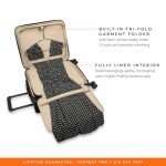 Briggs & Riley Global 21" Carry On Expandable Spinner - Luggage for International Travel, Suitcases with Wheels, Softside Rolling Bag for Men & Women, Self-Repairing Zipper- Baseline Collection, Black