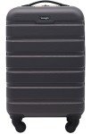 Wrangler Hardside Spinner Carry-On Luggage, Charcoal, 22-Inch