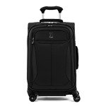 Travelpro Tourlite Softside 21" Expandable Luggage with 4 Spinner Wheels, Lightweight Suitcase, Carry-On, Black