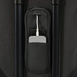 Briggs & Riley Global 21" Carry On Expandable Spinner - Luggage for International Travel, Suitcases with Wheels, Softside Rolling Bag for Men & Women, Self-Repairing Zipper- Baseline Collection, Black