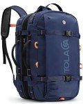 Tolaccea Travel Laptop Backpack, Large Carry on Backpack Flight Approved Convertible Duffle Luggage Bag Daypack Work Business Rucksack Fits 16" Laptop for Men Women 3 Carrying Ways, 40L-55L Expandable