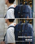 Tolaccea Travel Laptop Backpack, Large Carry on Backpack Flight Approved Convertible Duffle Luggage Bag Daypack Work Business Rucksack Fits 16" Laptop for Men Women 3 Carrying Ways, 40L-55L Expandable