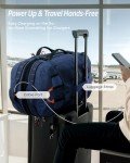 Tolaccea Travel Laptop Backpack, Large Carry on Backpack Flight Approved Convertible Duffle Luggage Bag Daypack Work Business Rucksack Fits 16" Laptop for Men Women 3 Carrying Ways, 40L-55L Expandable