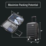 Samsonite Omni 2 Carry-On Hardside Luggage with 360° Spinner Wheels - Scratch Resistant Hardshell - TSA, Airline-Approved - Expandable Polycarbonate Shell for Lightweight Travel - Rose Gold