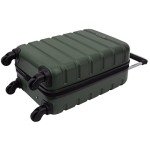 Wrangler Hardside Spinner Carry-On Luggage, Deep Depth, 22-Inch