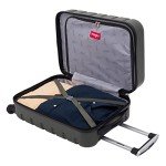 Wrangler Hardside Spinner Carry-On Luggage, Deep Depth, 22-Inch