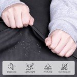 MISSLO 10" Gusseted Garment Bags for Hanging Clothes Compression 43" Suit Bags for Closet Storage Space Saver Clothes Bags for Travel Suit Cover Bags, 3 Packs