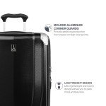 Travelpro Pathways 3 Hardside Expandable Luggage, 8 Spinner Wheels, Lightweight Hard Shell Suitcase, Checked Large 28 Inch, Black Knight