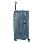Traveler's Choice Ultimax II 26" Medium Trunk Spinner Luggage, Tie Down Straps, Teal, Checked Inch