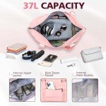 Travel Duffle Bag, Waterproof Weekender Bag Carry On Tote Bags for Women, Travel Essentials Sport Gym Bag for Men, Hospital Bag for Labor and Delivery, Overnight Bag Luggage Bag with Trolley Sleeve