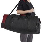 Travelers Club Expandable Rolling Travel Duffel Bag, Red, 32-Inch