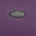 Expandable Purple Carry-On Luggage Set by U.S. Traveler