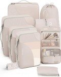 Packing Cubes Set for Travel & Vacation Essentials