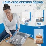 9 Pack Vacuum Storage Bags with USB Pump