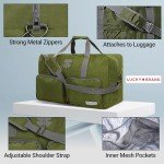 Lucky 65L Travel Duffel Bag with Adjustable Strap