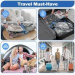 9 Pack Vacuum Storage Bags with USB Pump