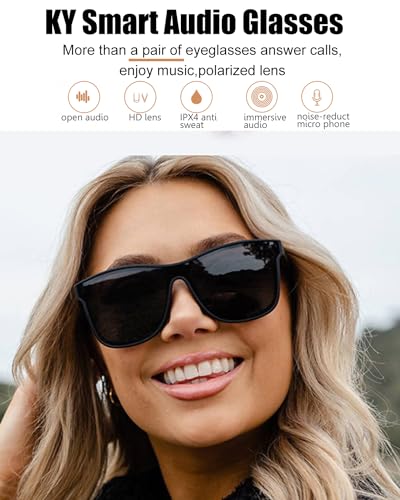Bluetooth Audio Smart Glasses with Built-in Mic