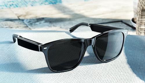 Alexa-Enabled Smart Glasses - Classic Black Frames