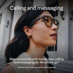 Meta Round Smart Glasses in Shiny Black/Blue