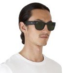 Ray-Ban Mega Wayfarer Square Sunglasses - Black/Green