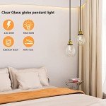 Frideko Vintage 20cm Industrial Glass Pendant Light