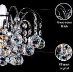 Klass Home Crystal Faceted Ceiling Light Shade