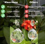 Klass Home Crystal Faceted Ceiling Light Shade