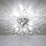 Modern Chrome Crystal Ceiling Light Chandelier