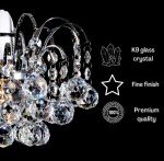 Klass Home Crystal Faceted Ceiling Light Shade