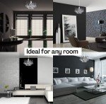 Klass Home Crystal Faceted Ceiling Light Shade