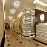 Elegant Crystal Flush Mount Chandelier Light